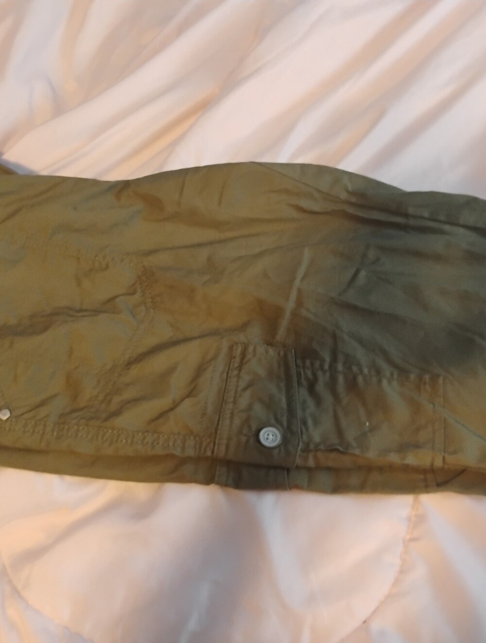 Woman Dark Green Capri Pants